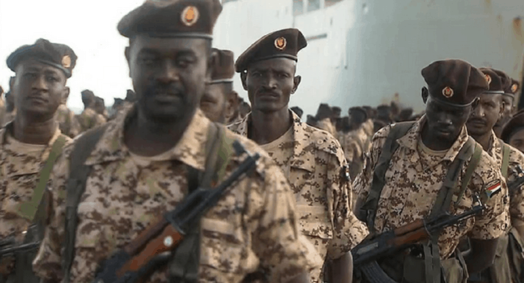Sudan troops Yemen