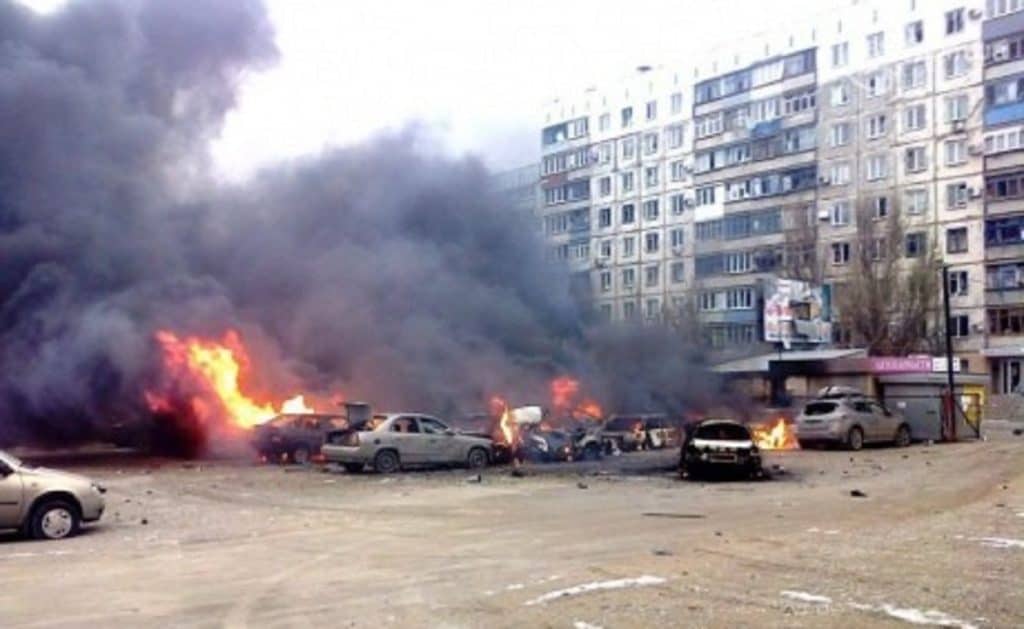 Shelling of Mariupol in 2015