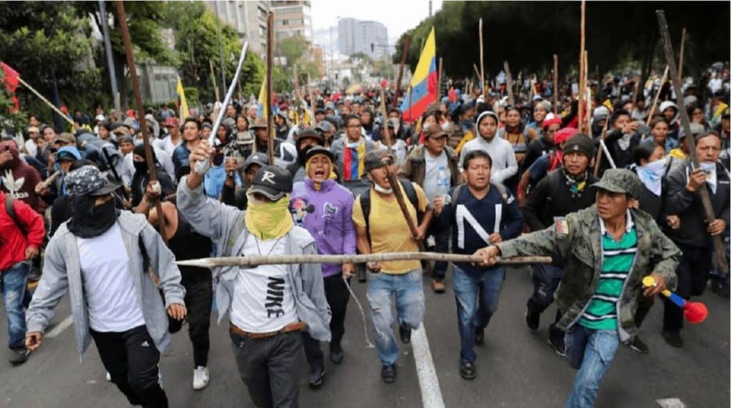Protestas en Peru