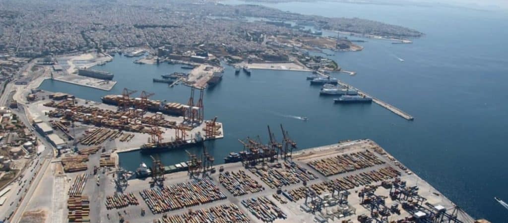 Port of Pireaus Greece