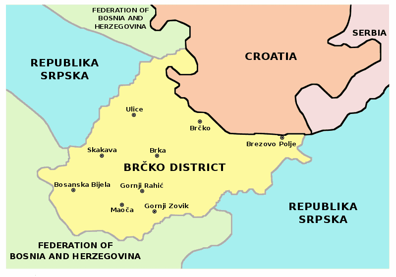 Brcko District Map