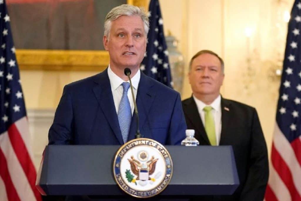 US National Security Advisor Robert O'Brien