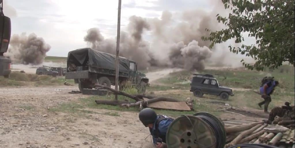 Soldiers in Nagorno Karabakh