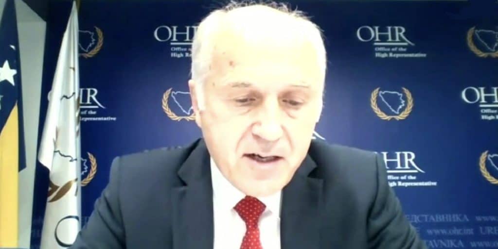 Bosnian High Representative Valentin Inzko