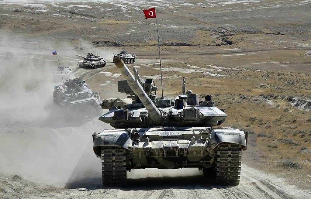 Turkey South Caucasus - Azerbaijani and Turkish armed forces joint drills 