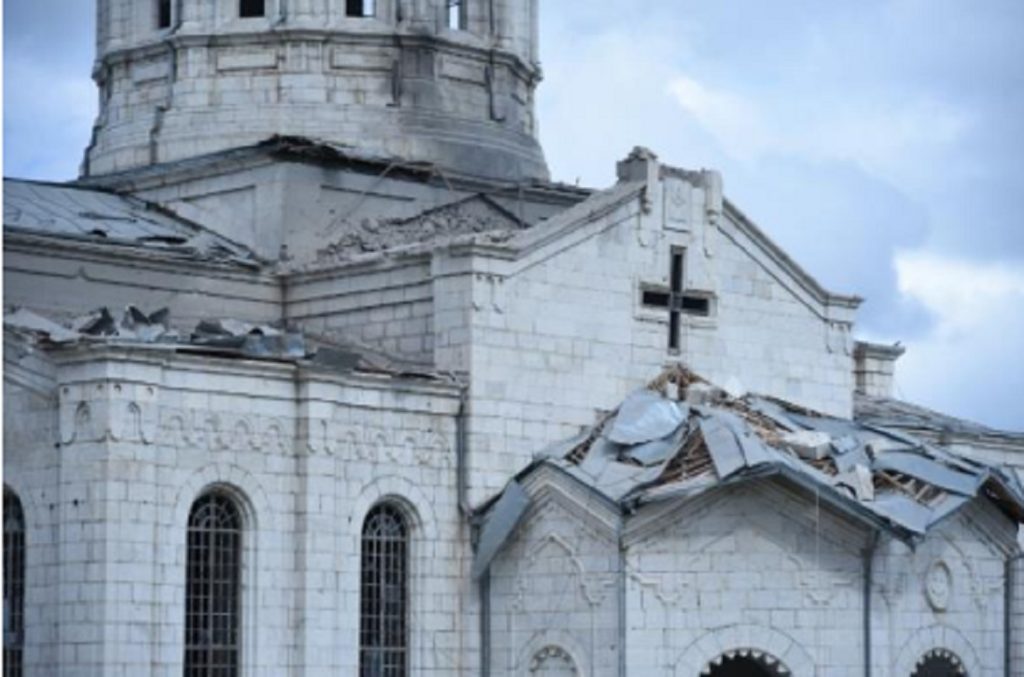 Ghazanchetsos Cathedral in Shushi