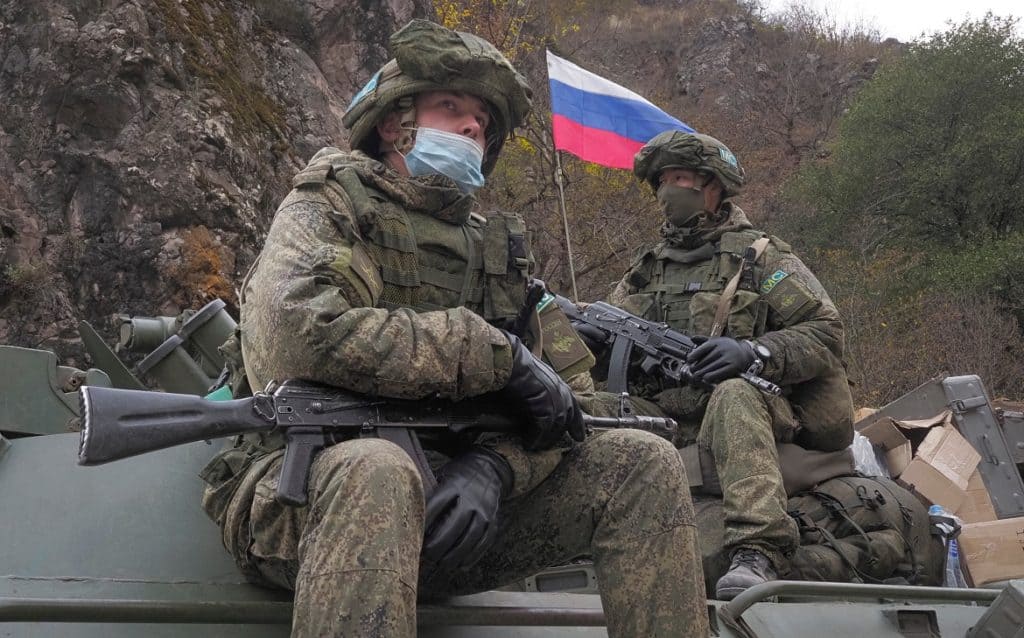 Russian peacekeepers guard Armenian monastery after territory ceded to Azerbaijan