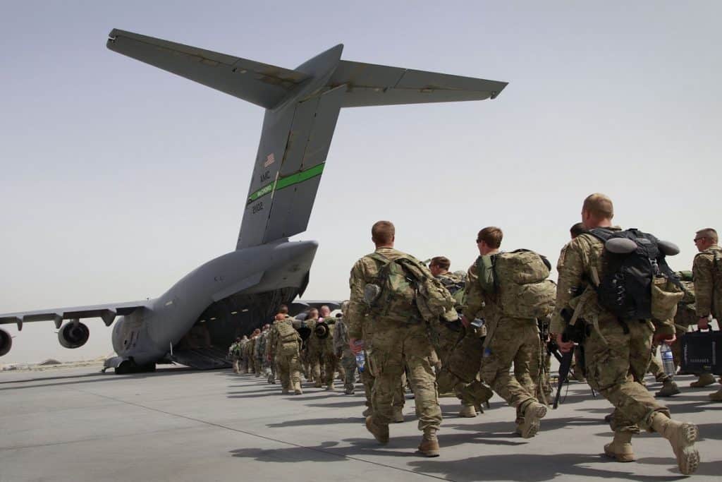 US troops leaving Afghanistan