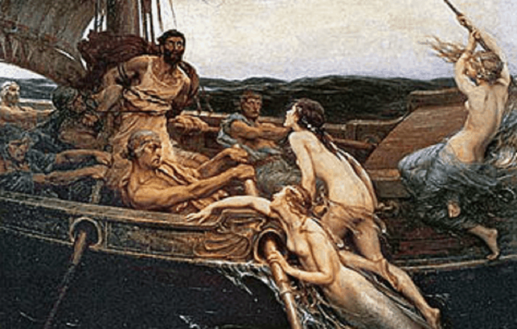 Ulises y las Sirenas. James Draper (1909)