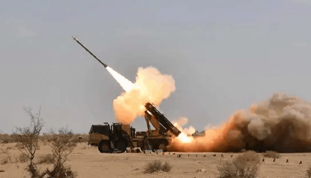 Defence Research and Defence Organisation successfully tested in the Indian developed Pinaka guided rocket system in March, 2019 (PTI File)