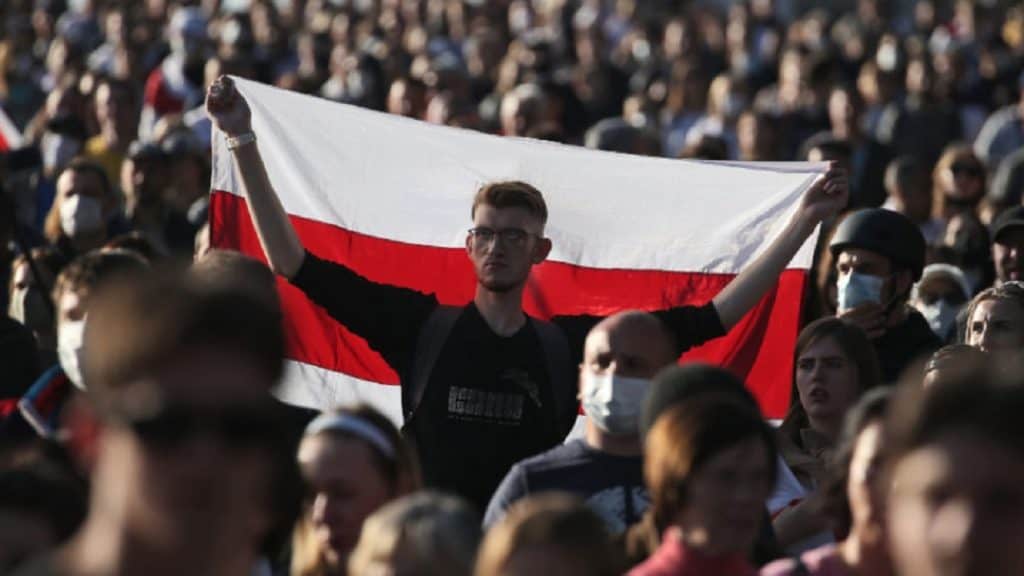 Массовые протесты в Беларуси