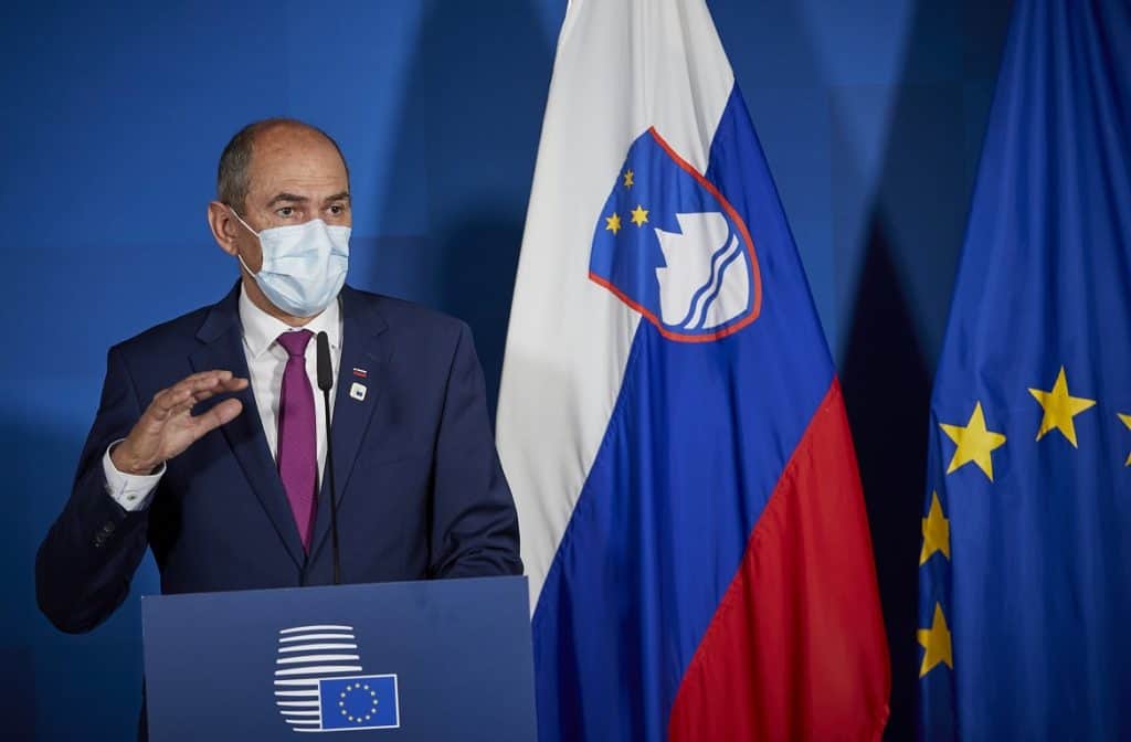 Slovenian Prime Minister  Janez Janša 