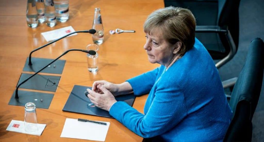 The chancellor of Germany Angela Merkel