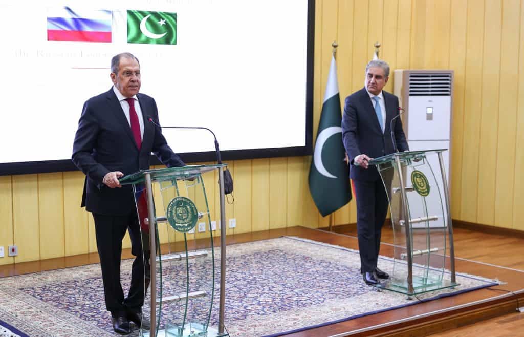 Visit of the  Russian Foreign Minister Sergey Lavrov to Pakistan