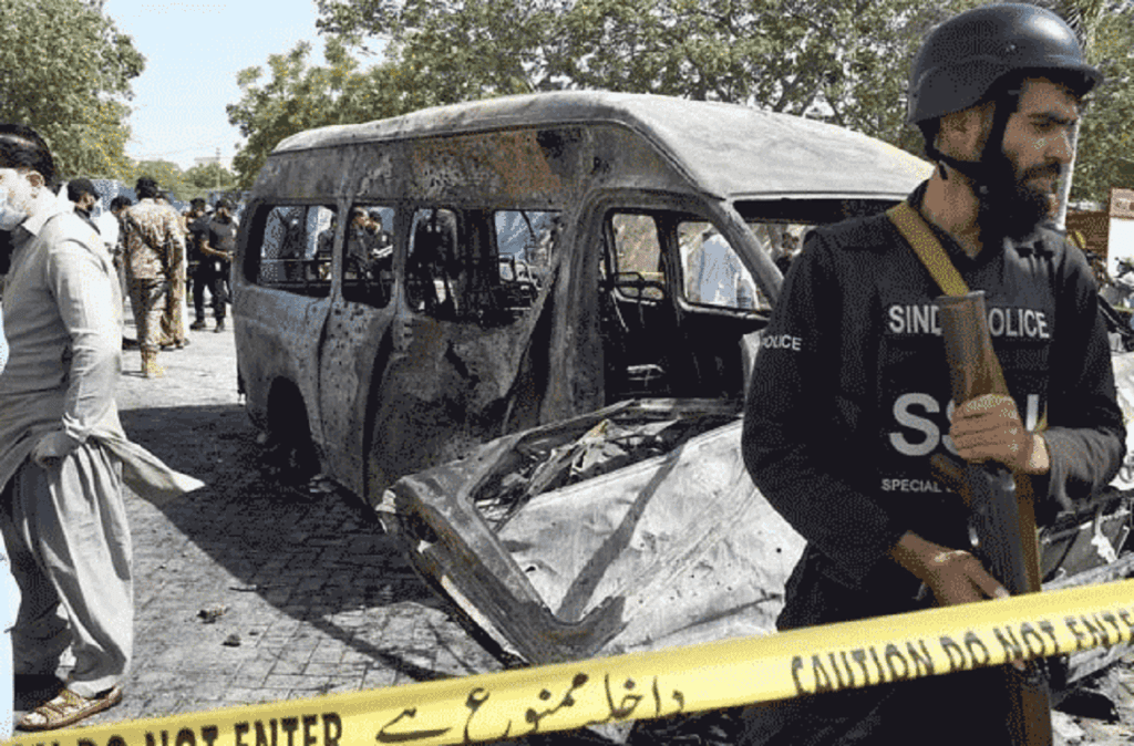 Terrorist attack university of Karachi