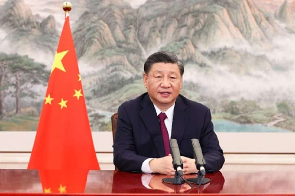 Chinese President Xi Jinping delivers a keynote speech via video at the opening ceremony of the Boao Forum for Asia Annual Conference 2022, on April 21, 2022.(Photo: Xinhua)