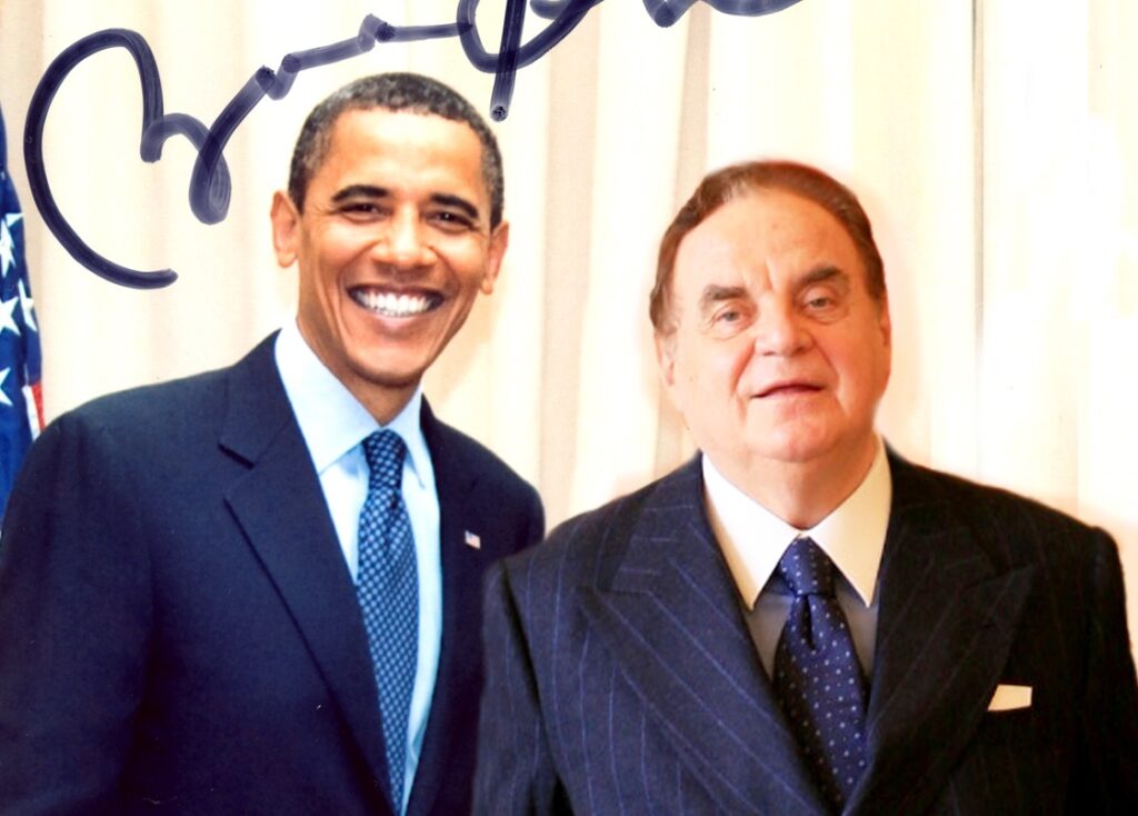 Giancarlo Elia Valori with Barak Obama