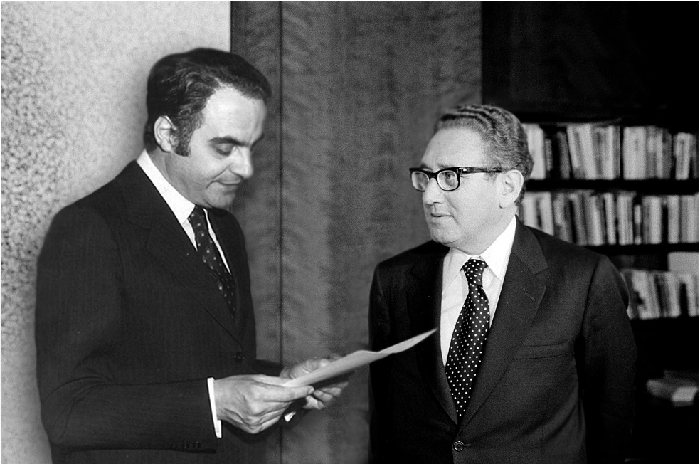 Giancarlo Elia Valori with Henry Kissinger