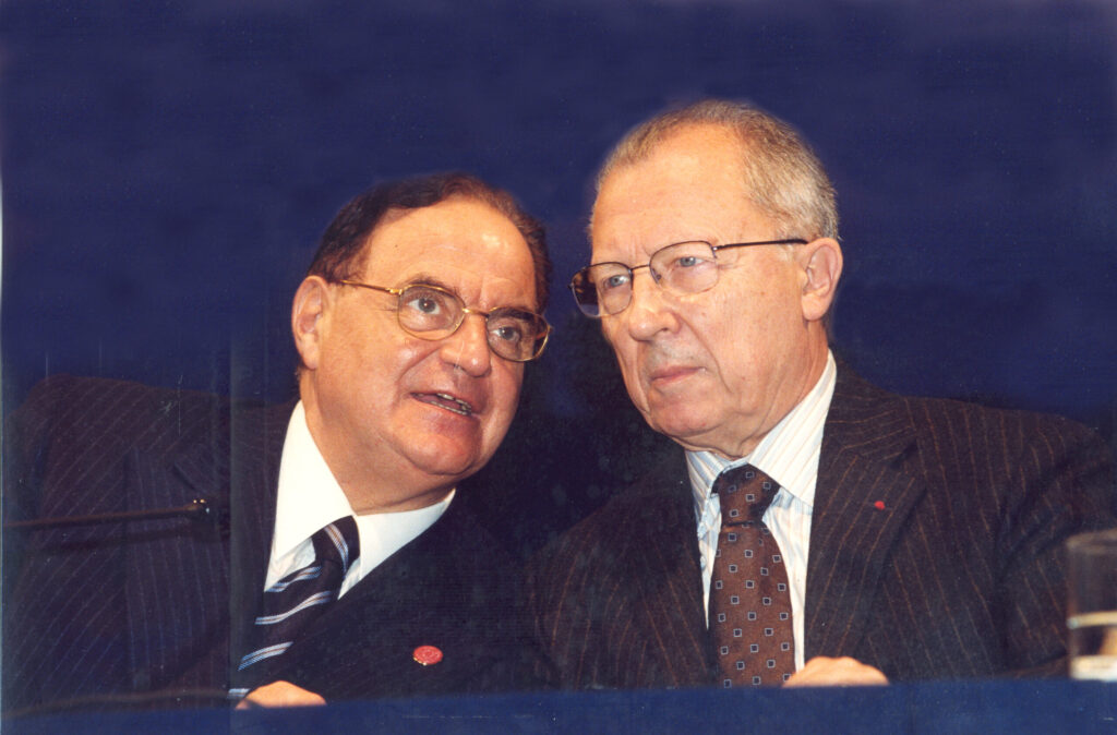 Giancarlo Elia Valori with Jacques Delors